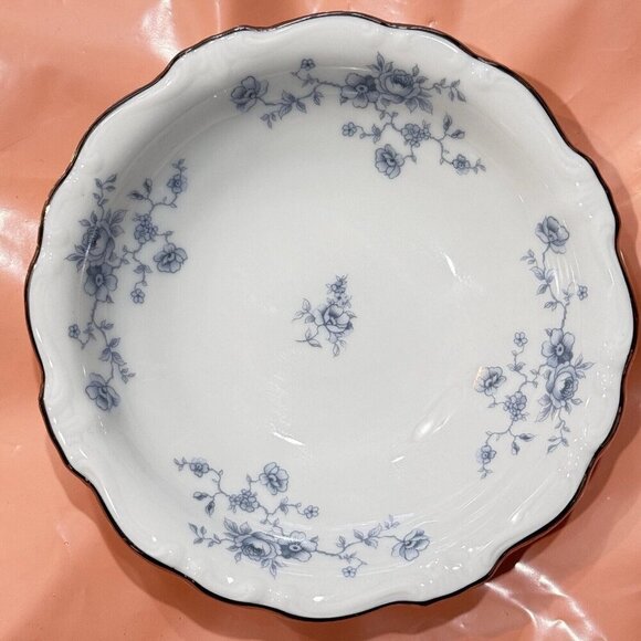 Vintage JOHANN HAVILAND Blue Garland‎ Dessert Fruit Ice Cream Bowls 5 1/8" NEW - Picture 2 of 5